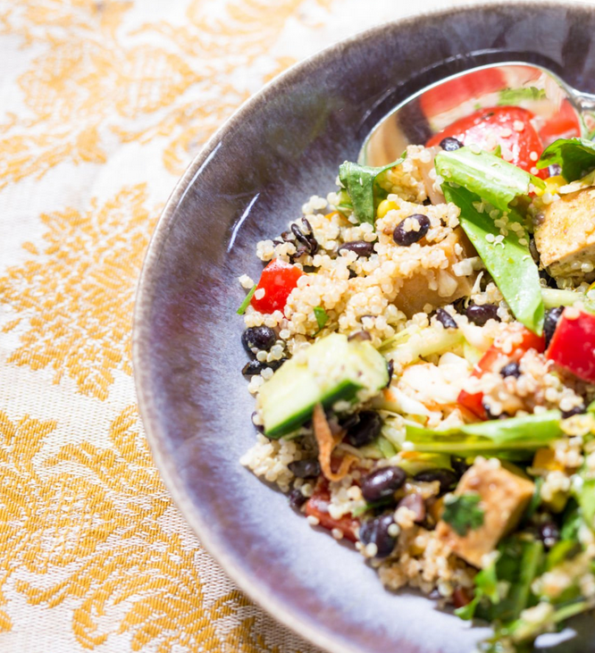 Salade de lentilles froides