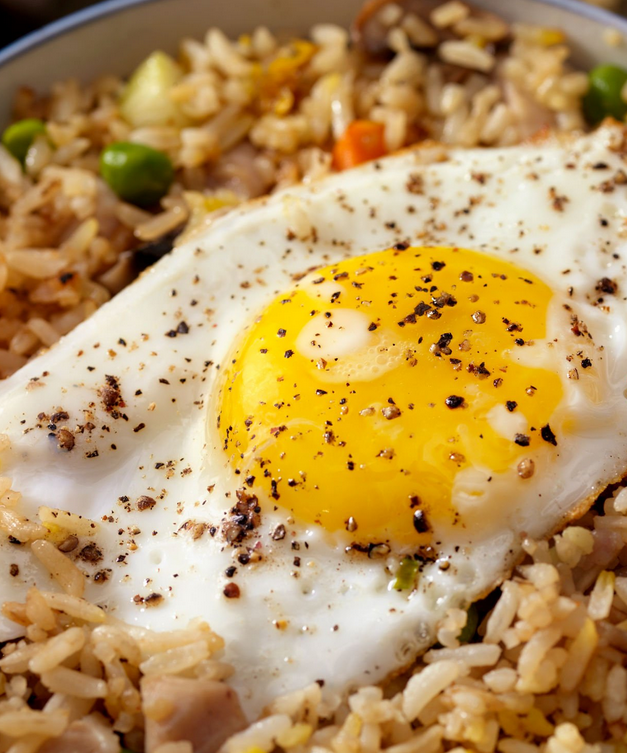 Riz sauté aux œufs