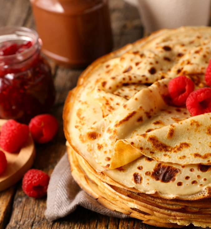 Crêpes sucrées express