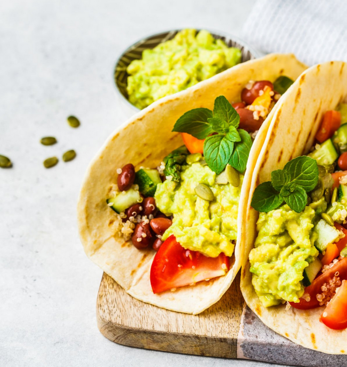 Tacos végétariens maison