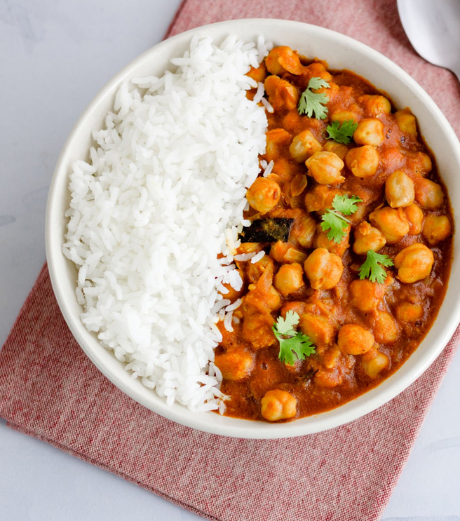 Curry de pois chiches rapide