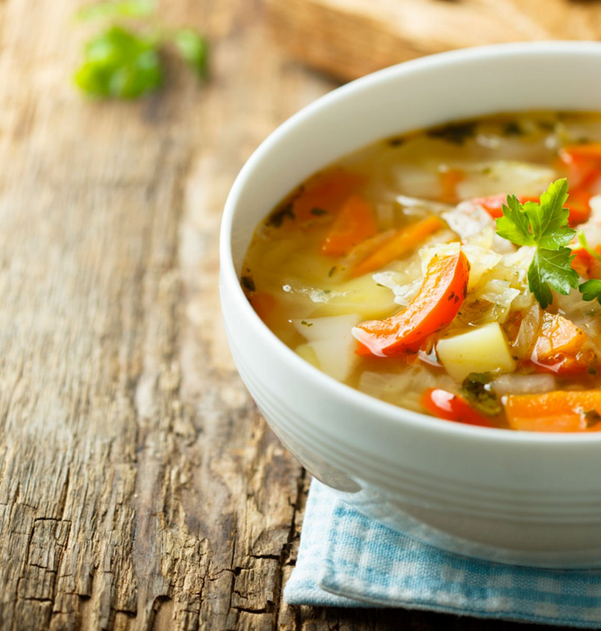 Soupe de légumes rapide