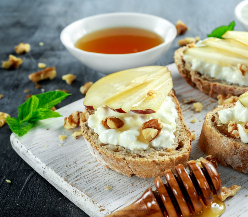 Toasts chèvre miel