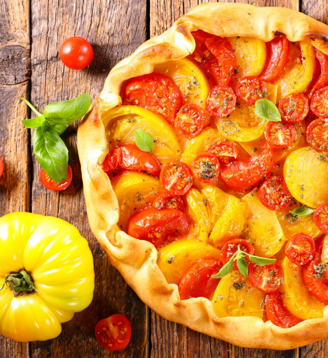Tarte au thon et à la tomate