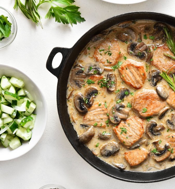Poêlée campagnarde aux lardons