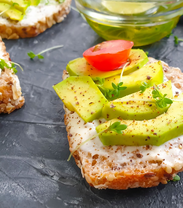 Tartines à l’avocat