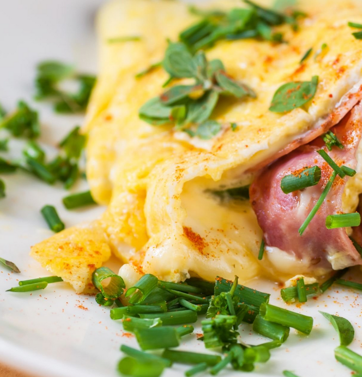 Omelette au fromage express