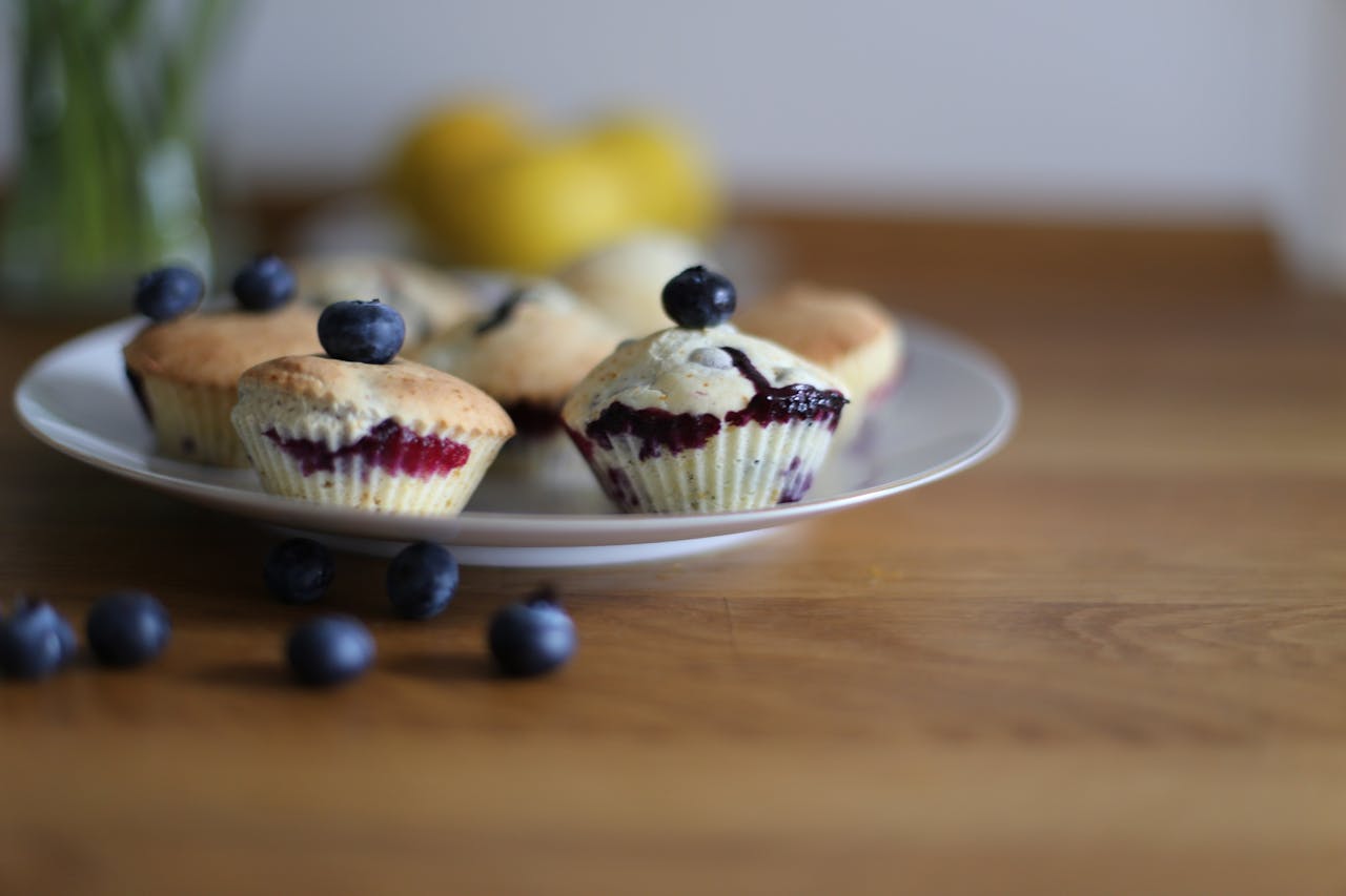 Muffins aux myrtilles