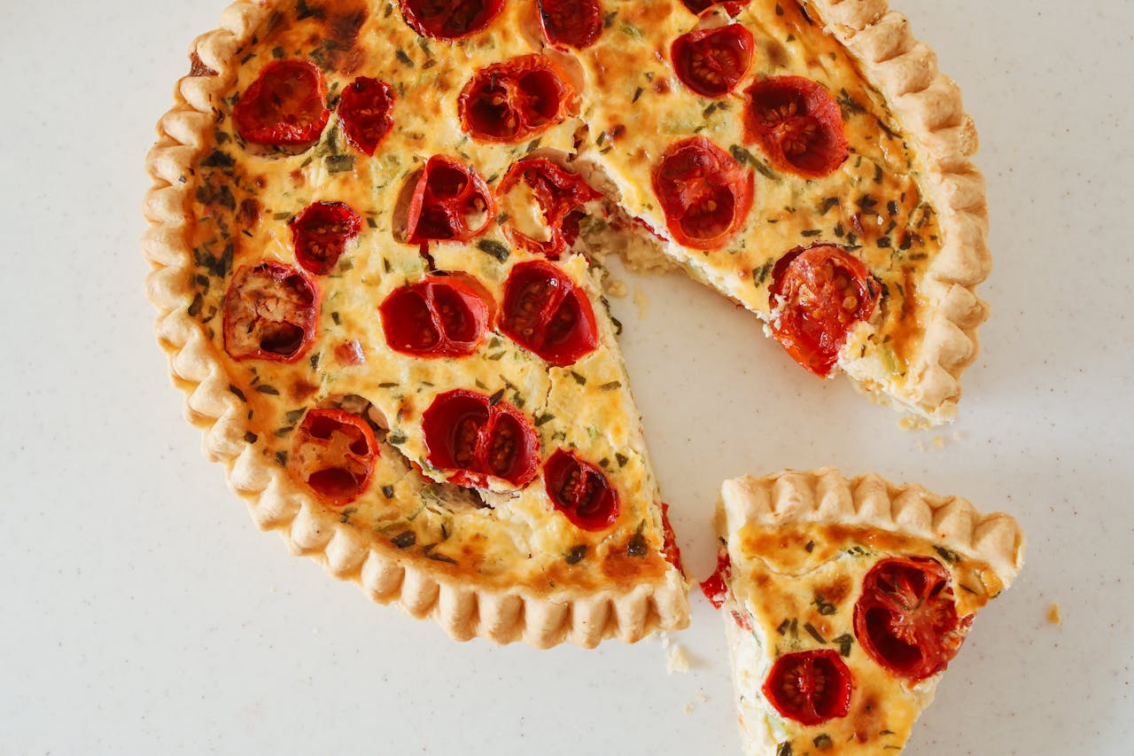 Quiche aux lardons et gruyère