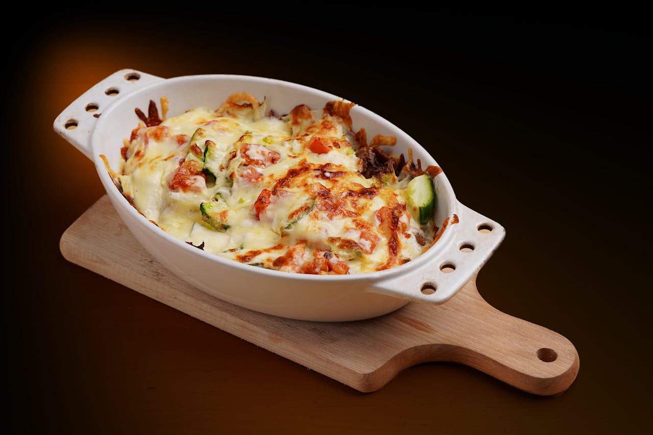 Gratin de courgettes au parmesan